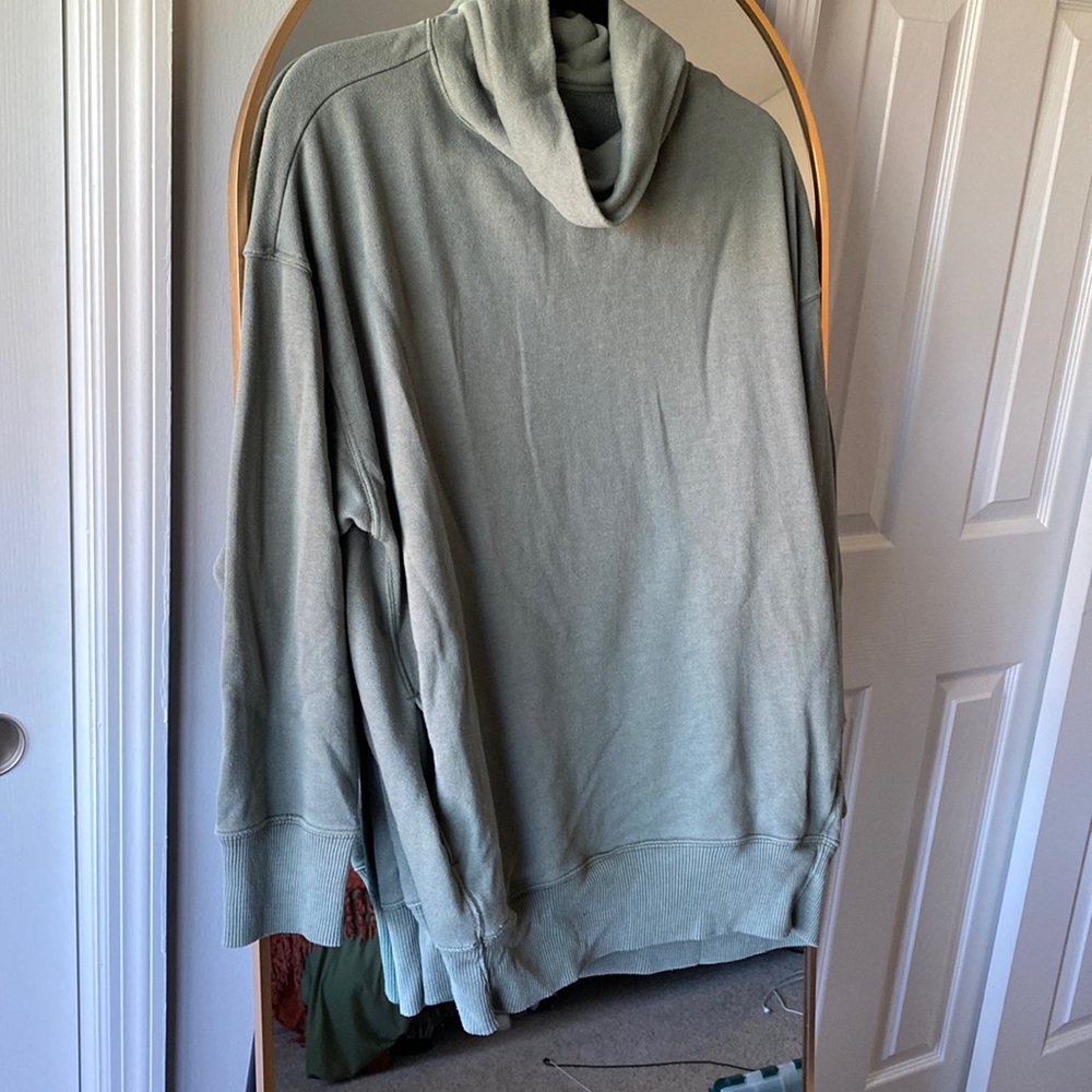 Aerie Oversized Mockneck Sweater
